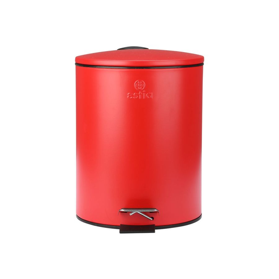 Χαρτοδοχείο Μπάνιου 5lt Soft Close Κόκκινο Ματ Estia Home Art Classic 02-21962