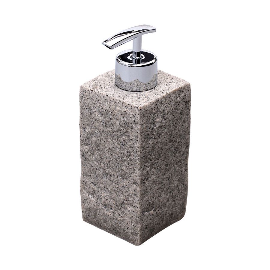 Αντλία Σαπουνιού  (Dispenser) Γκρι Ecocasa Rock 02-6396