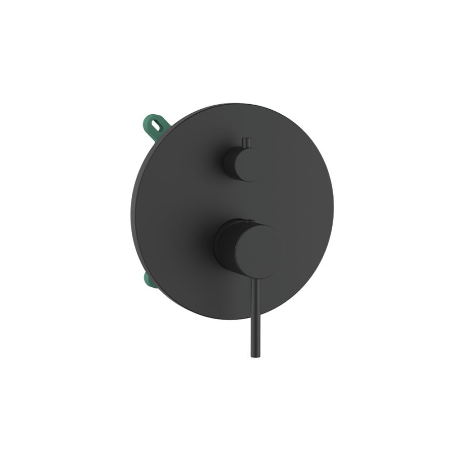 Orabella Preciosa Black matt - Μπαταρία λουτρού, εντοιχισμού 2 σημείων 10360