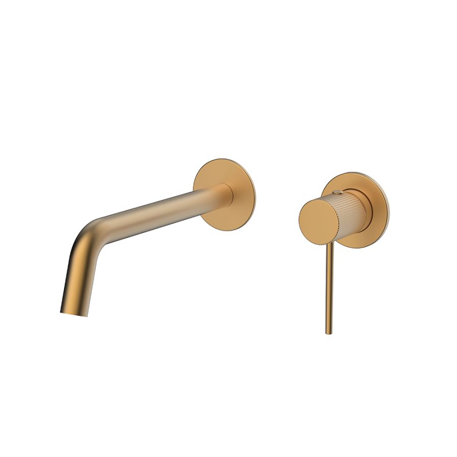 Orabella Preciosa Brushed gold - Μπαταρία νιπτήρος, εντοιχισμού 2 οπών 10377