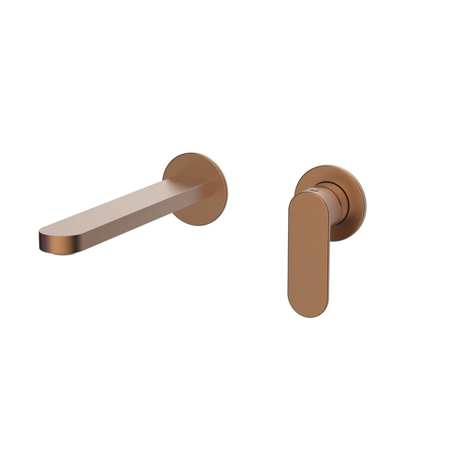 Orabella Aspen Rose gold - Μπαταρία νιπτήρος, εντοιχισμού 2 οπών 10443