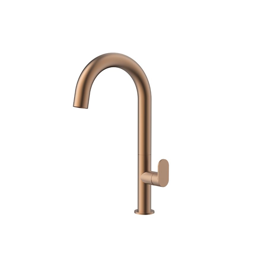 Orabella Oval Rose gold Ψηλή - Μπαταρία νιπτήρος 10475