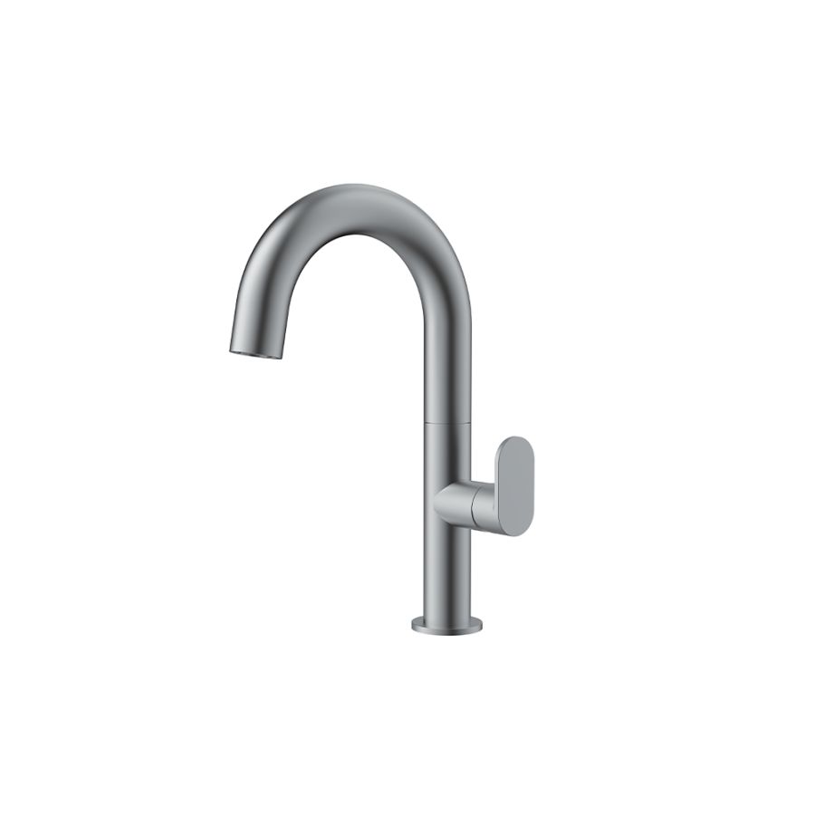 Orabella Oval Gun metal light - Μπαταρία νιπτήρος 10480