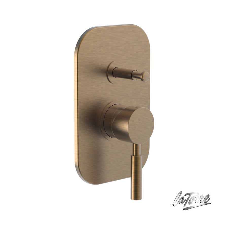 Μίκτης Εντοιχισμού 2 Εξόδων, Τech La Torre Antique Brass 12050R-221