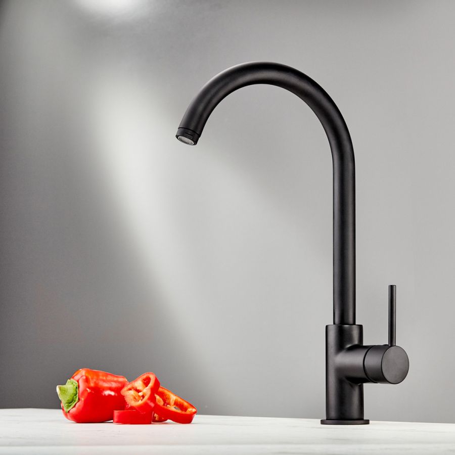 ΜΠΑΤ.ΝΕΡΟΧ. TONDA EURORAMA BLACK MATT 145528-400