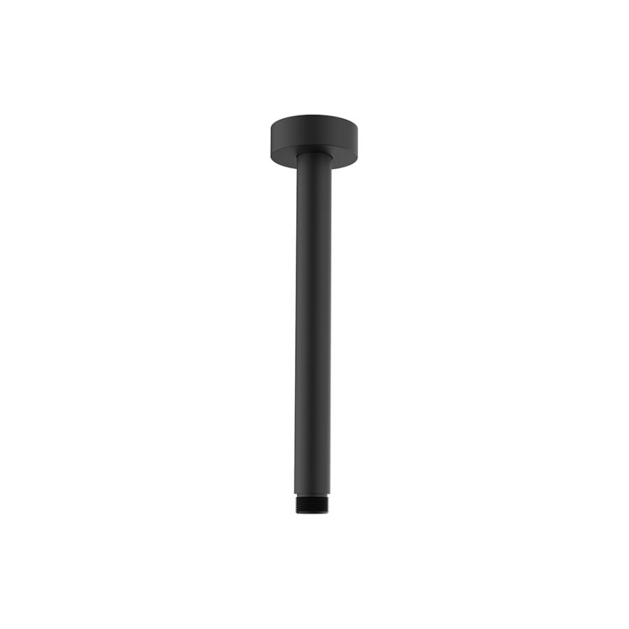 Βραχίονας Ντουζ Οροφής Στρόγγυλος – 17 cm Black matt 15260