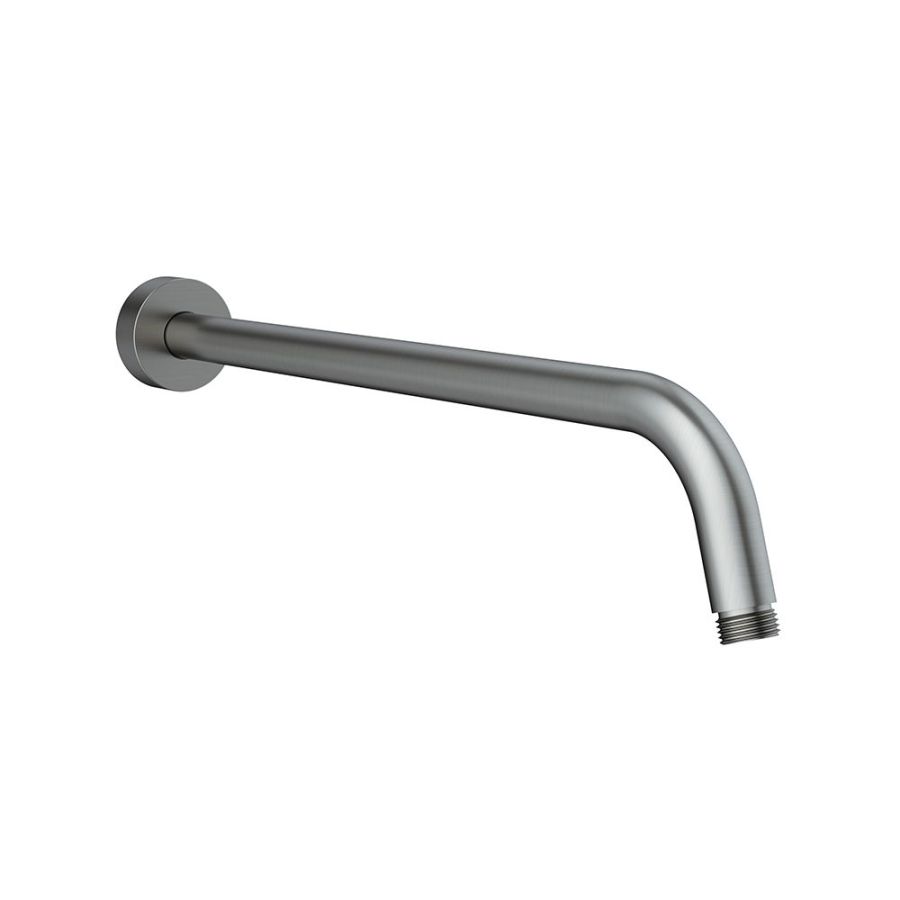 Βραχίονας Ντουζ Στρόγγυλος 40 cm - Gun Metal Light 15311