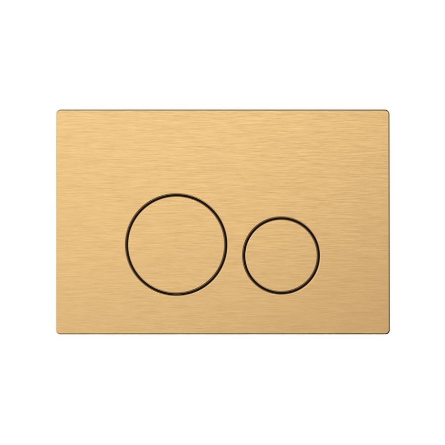 S line - Πλακέτα για εντοιχ. καζανάκι Brushed gold 15323