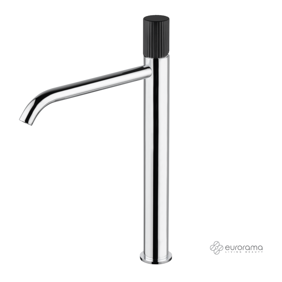 Μπαταρία Νιπτήρα Υψηλή με Βαλβίδα Clic-Clac oso Eurorama Chrome 178309P-100