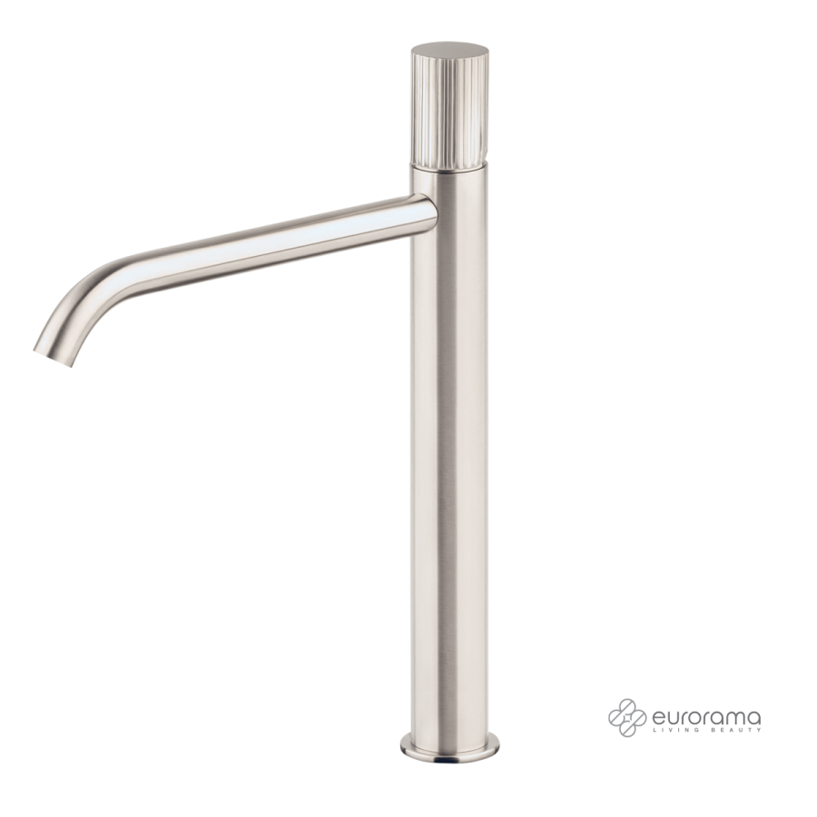 Μπαταρία Νιπτήρα Υψηλή με Βαλβίδα Clic-Clac oso Eurorama Inox 178309P-110