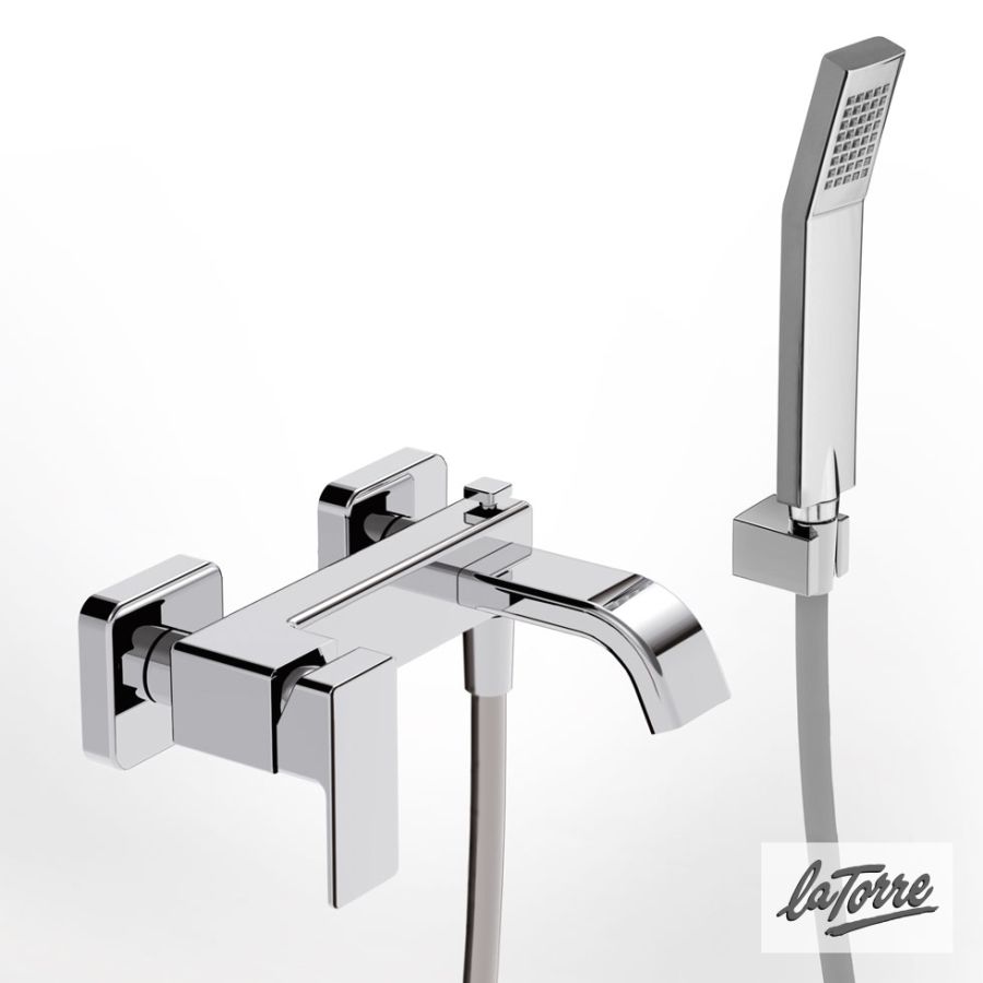 Μπαταρία Λουτρού Profili-Plus La Torre Chrome 46019-100