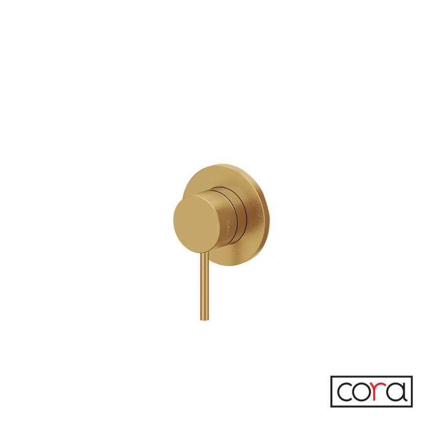Μίκτης Εντοιχισμού 1 Εξόδου Cosmo PVD Gold Brushed Inox 316L 6150-211