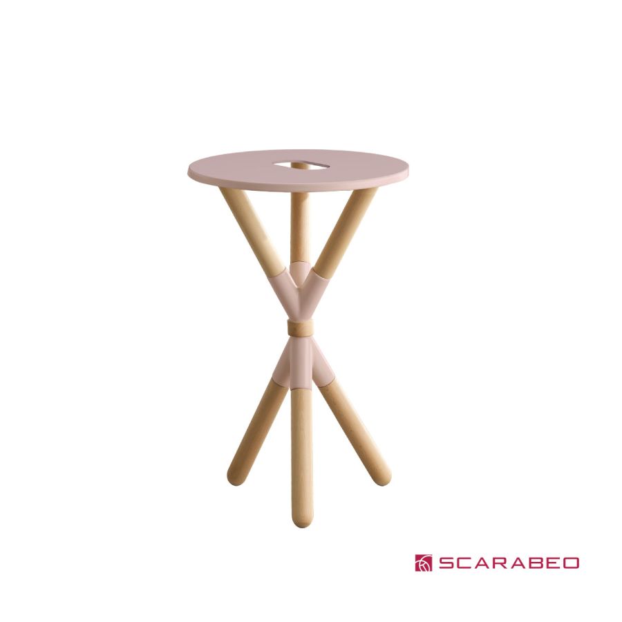 Έπιπλο μπάνιου Cross χωρίς οπή για μπαταρία πάγκου και νιπτήρα, Scarabeo Antique pink (rosa) 2501F0-9854