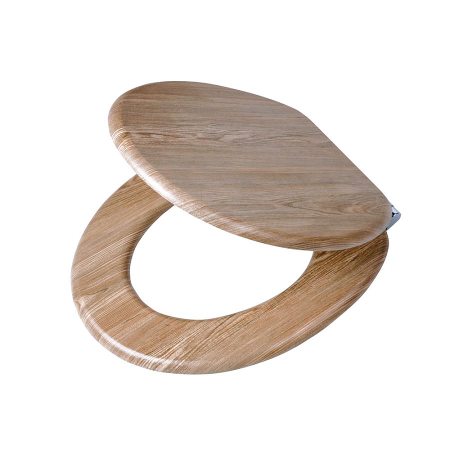 Tiger Scaffold Wood Look Καπάκι Λεκάνης MDF Oak 252022546 252022546