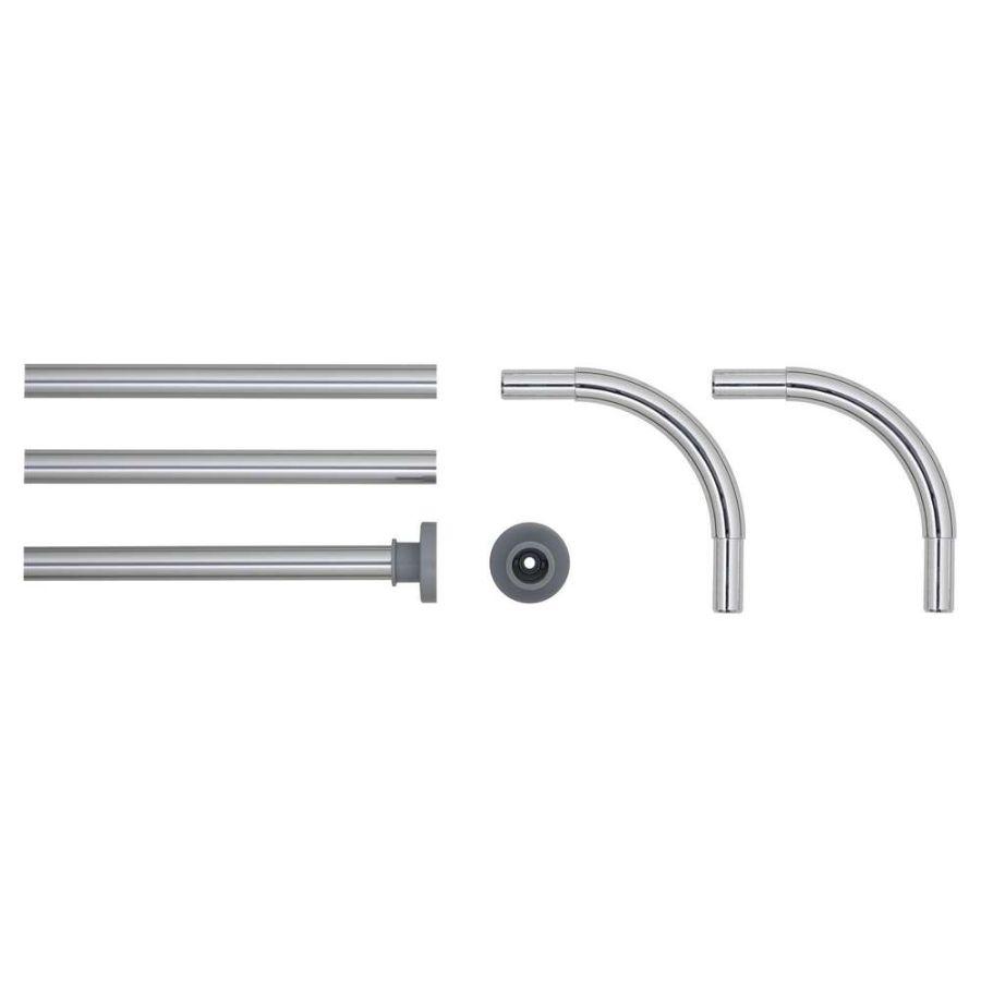 170x80 Ø 20 mm chrome βραχίονας μπάνιου γωνιακός Sealskin 275559018