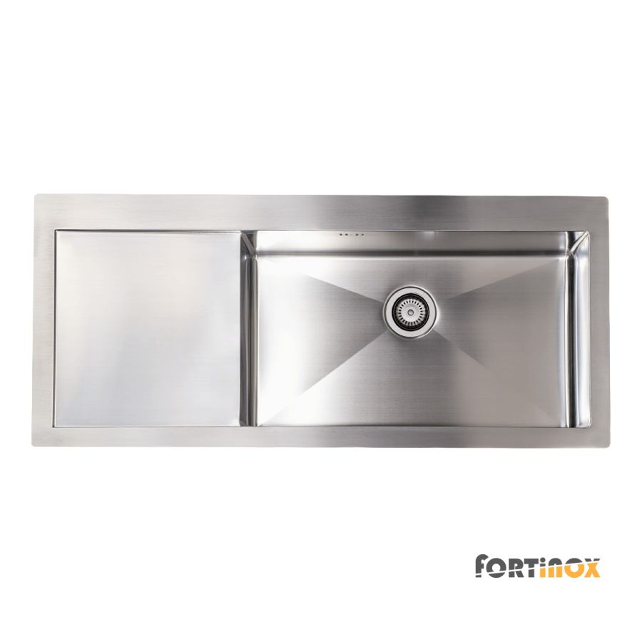 ΝΕΡΟΧΥΤΗΣ SQUADRO 116x51 FORTINOX INOX ΛΕΙΟ LEFT 29115L-110