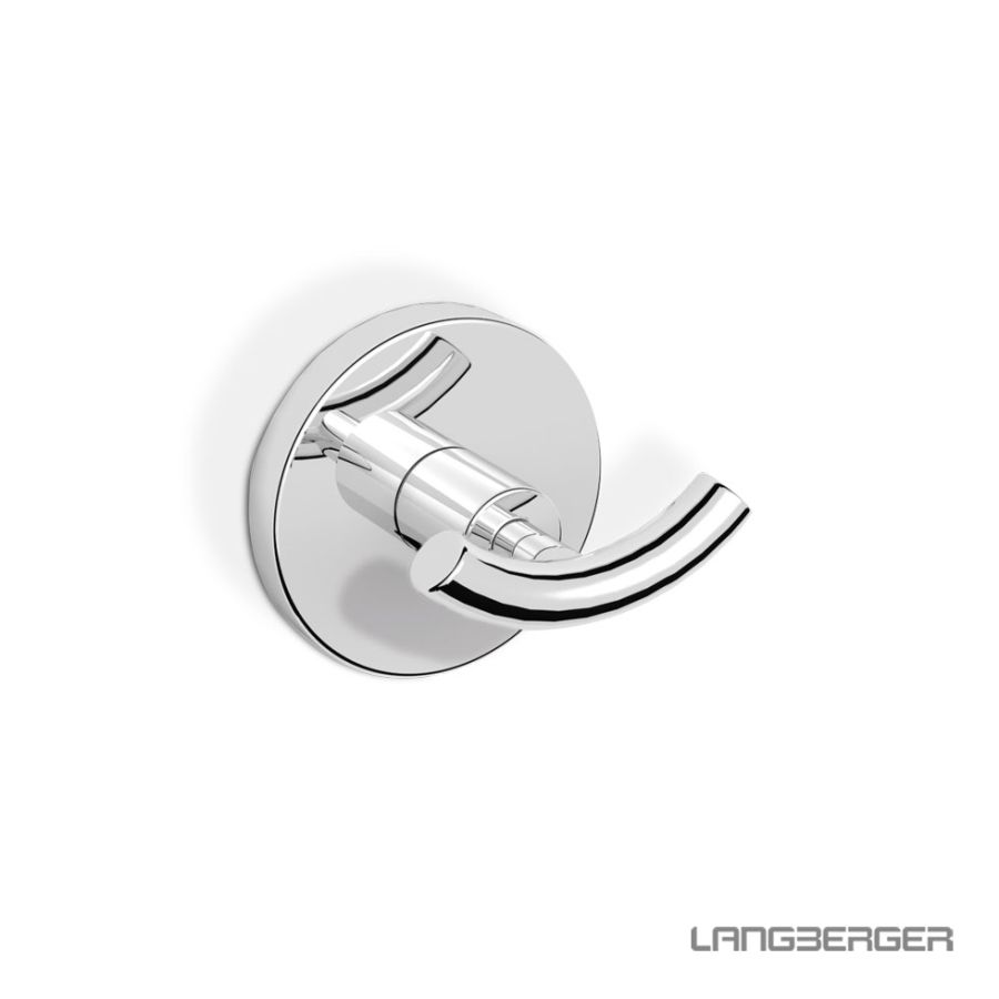 Άγκιστρο μπάνιου διπλό Langberger Chrome 21108-32A