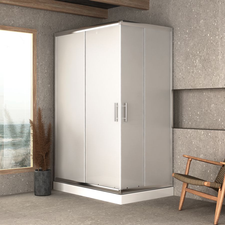 Orabella Signe Plus Fabric 80X120 - Καμπίνα αντιστρέψιμη, ασύμμετρη, γωνιακής εισόδου 30533