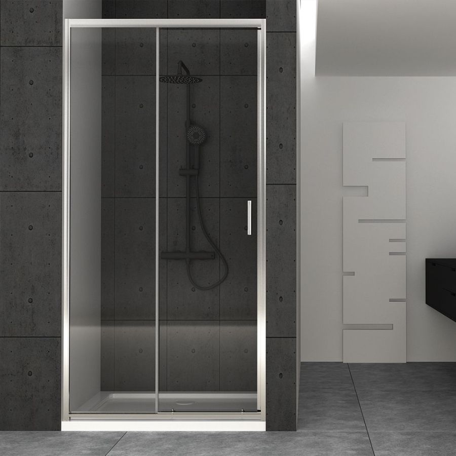 Orabella Siera 130 cm - Καμπίνα αντιστρέψιμη, ευθύγραμμη με σταθερό πλαϊνό 70 cm 30735-30744