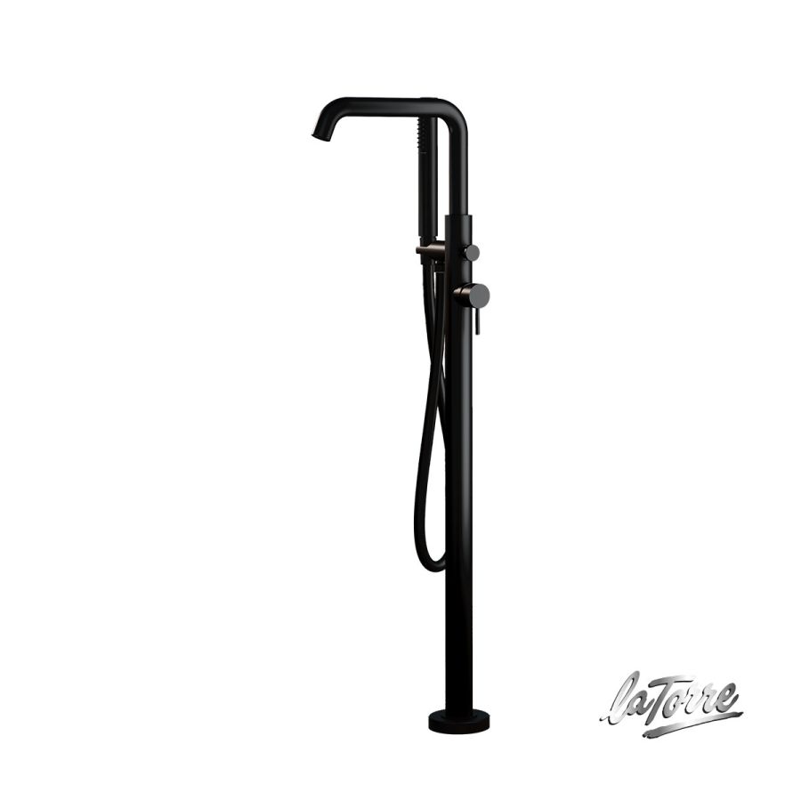 Μπαταρία Λουτρού Επιδαπέδια ELLE La Torre Black Matt 34078-400