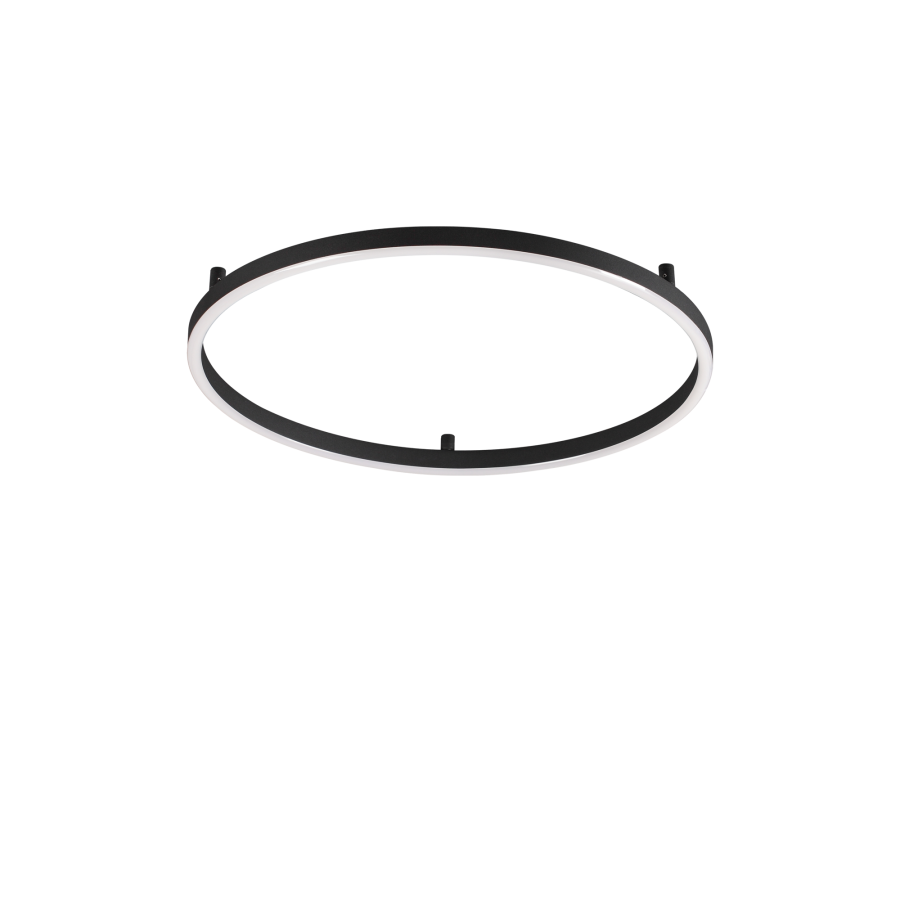 ORACLE SLIM PL D050 ROUND 2700K ON-OFF BK Ideal Lux 341880