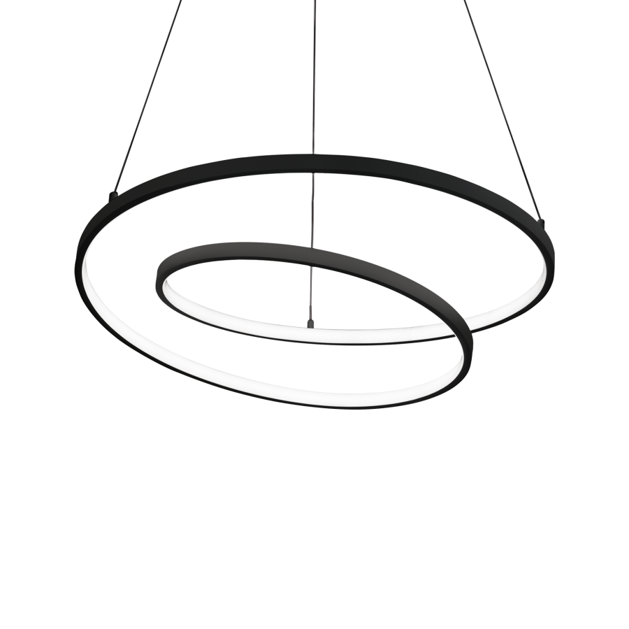 OZ SP D80 ON-OFF NERO 2700K Ideal Lux 342412