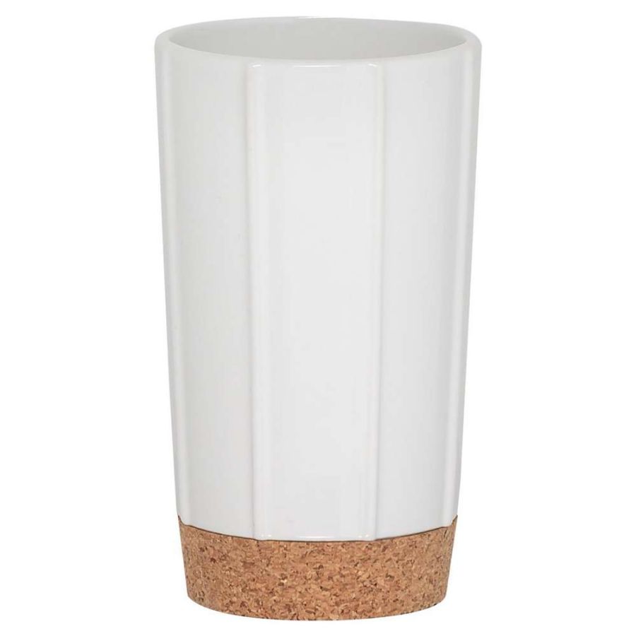Cork white ποτήρι οδοντόβουρτσας Sealskin  362510410