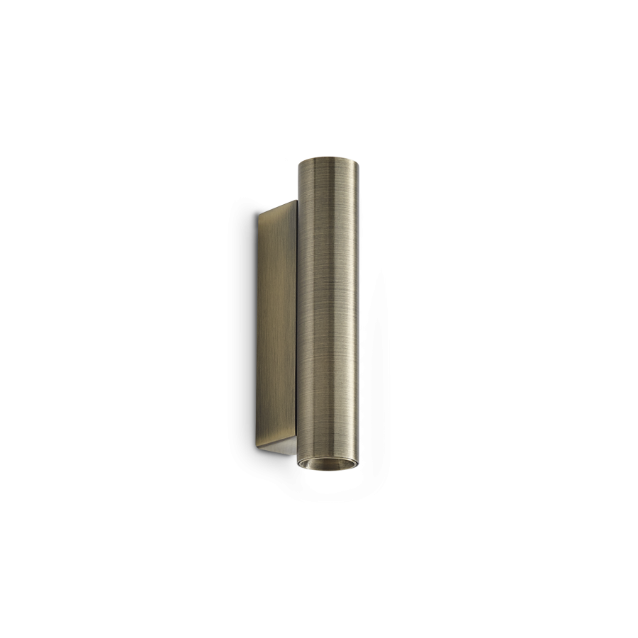 LOOK LED AP2 ROUND D30 H150 ON-OFF OTTONE 3000K Ideal Lux 370590