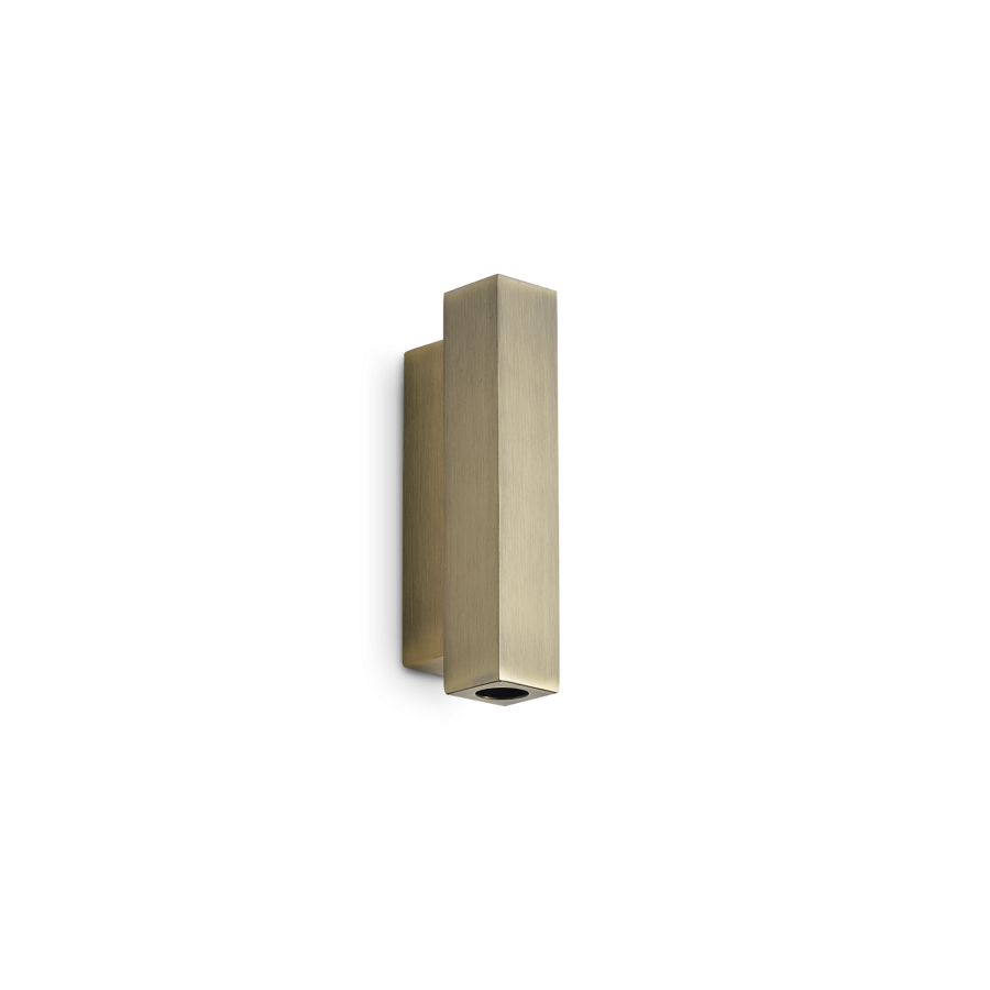 LOOK LED AP2 SQUARE D30 H150 ON-OFF OTTONE 3000K Ideal Lux 370712