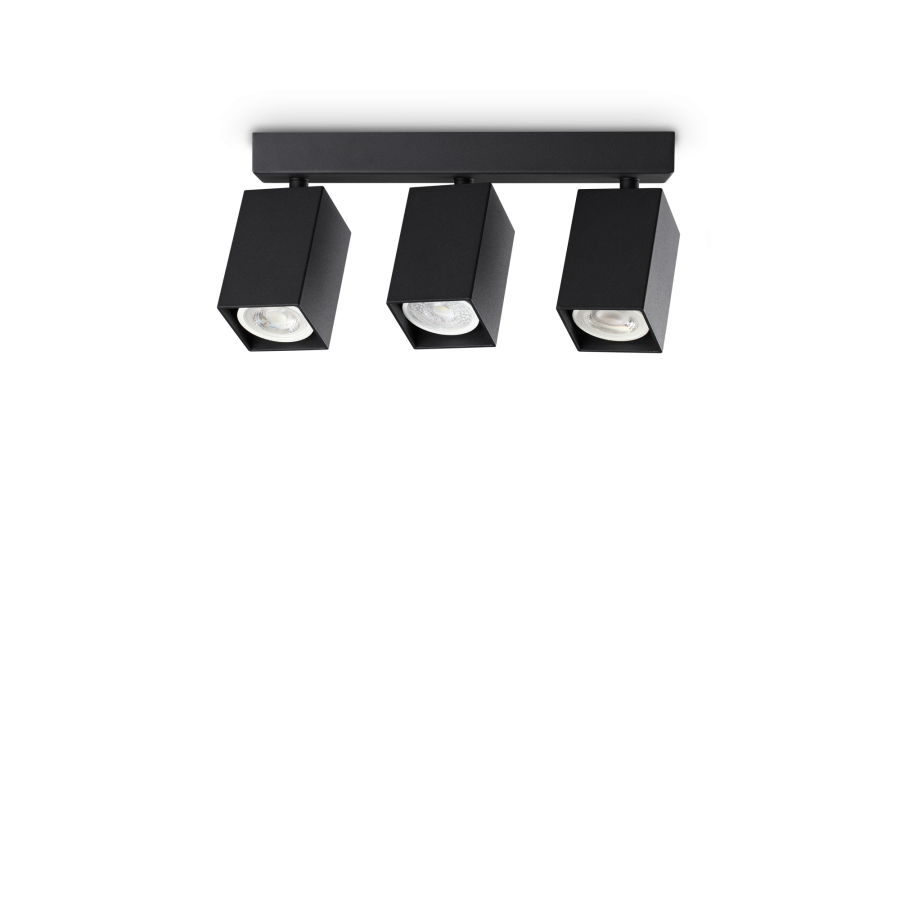 DYNAMITE PL3 LINEAR SQUARE NERO Ideal Lux 371276