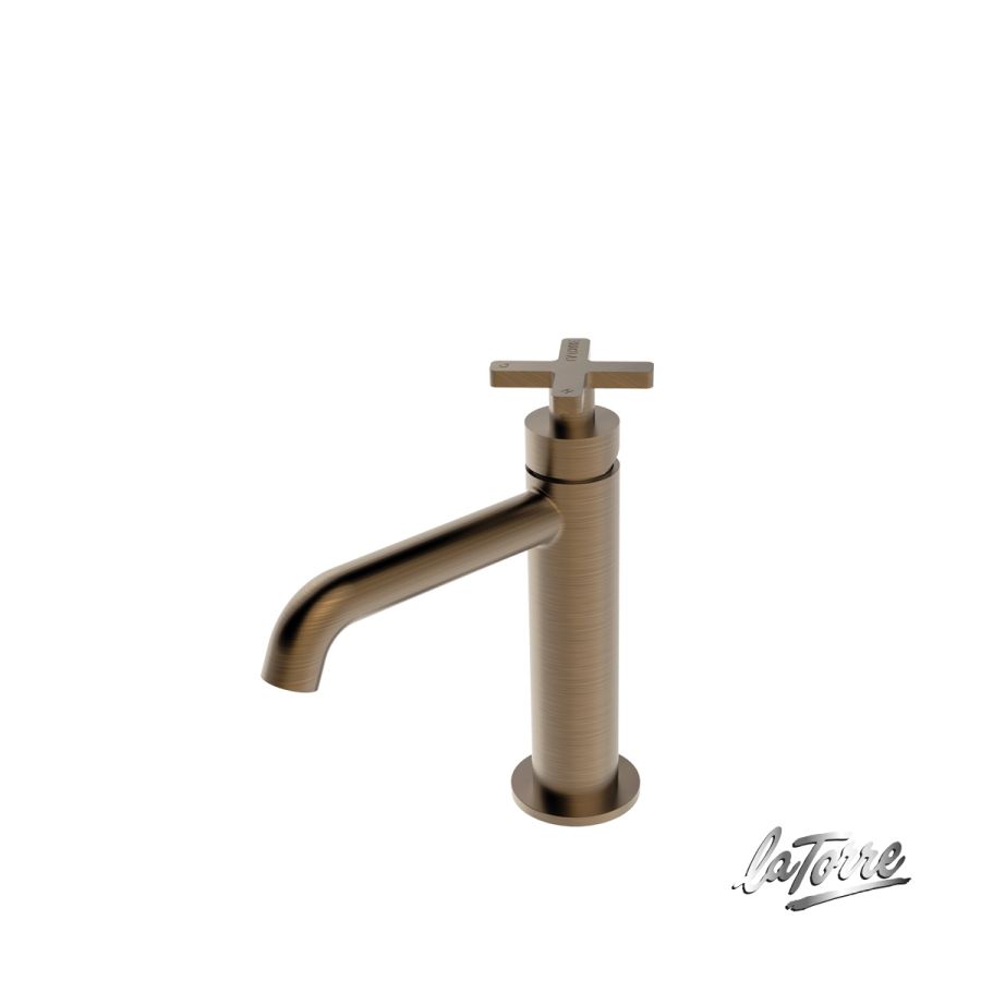 ΜΠΑΤ.ΝΙΠΤ.+ΒΑΛΒ.CLIC-CLAC ELLE CROSS LA TORRE ANTIQUE BRASS 38004-221