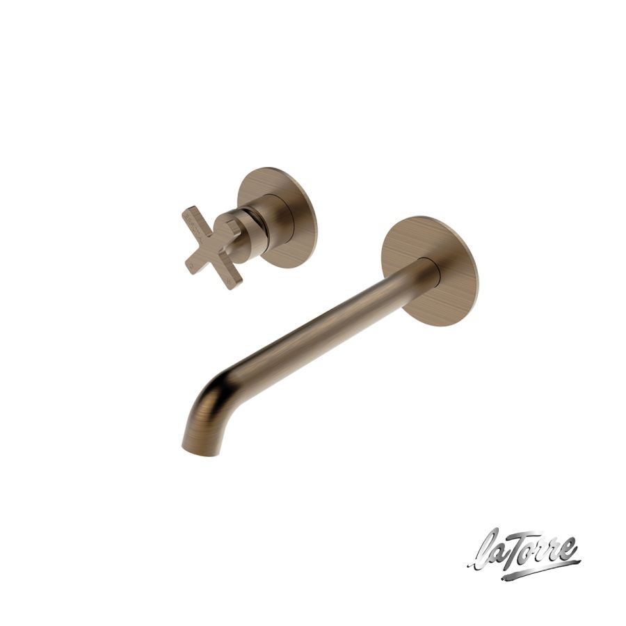 ΜΠΑΤΑΡΙΑ ΝΙΠΤ.ΤΟΙΧΟΥ ELLE CROSS LA TORRE ANTIQUE BRASS 38032-221