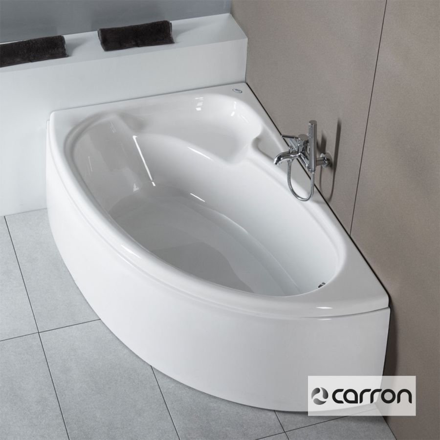 Μπανιέρα Ακρυλική Caronite DOVE 1550x950 Right, Carron Bath White 305C-2