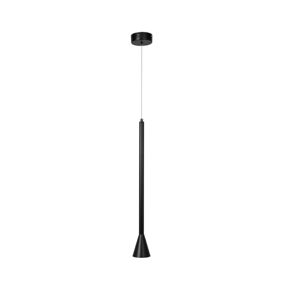 InLight Κρεμαστό φωτιστικό LED 7W 3000K σε μαύρη απόχρωση D:60cm 4051-BL