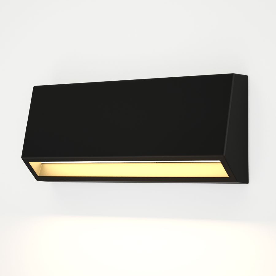 Φωτιστικό επιτοίχιο HER-03 LED BLACK IP65 εξωτερικού χώρου Heronia 42-0003
