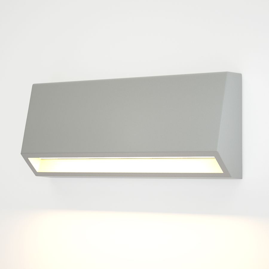 Φωτιστικό επιτοίχιο HER-03 LED GREY IP65 εξωτερικού χώρου Heronia 42-0005