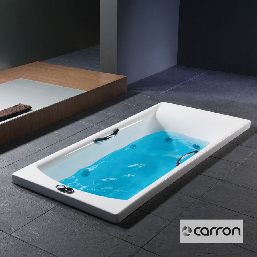 Μπανιέρα Ακρυλική Caronite SIGMA με σύστημα Υδρομασάζ (1,75hp-8 jet) 1700x750, Carron Bath White 428CH