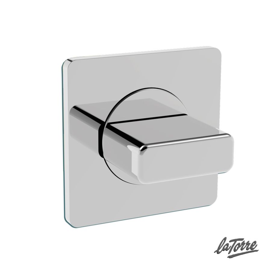 Εκτροπέας 3 εξόδων για εντοιχισμένο σύστημα ντουζιέρας, La Torre Profili Chrome 45151N-100