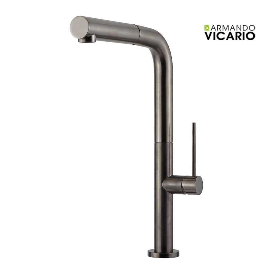 Μπαταρία Νεροχύτη Κουζίνας Tozo Black Brushed  48580-410