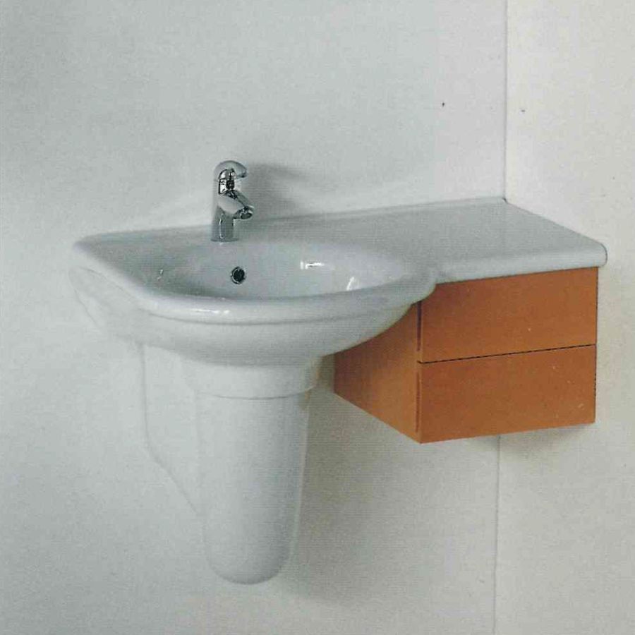 ΝΙΠΤΗΡΑΣ DUETTO 88x55 GSI WHITE RIGHT - ΧΩΡΙΣ ΕΠΙΠΛΟ DUET/5755-300-2