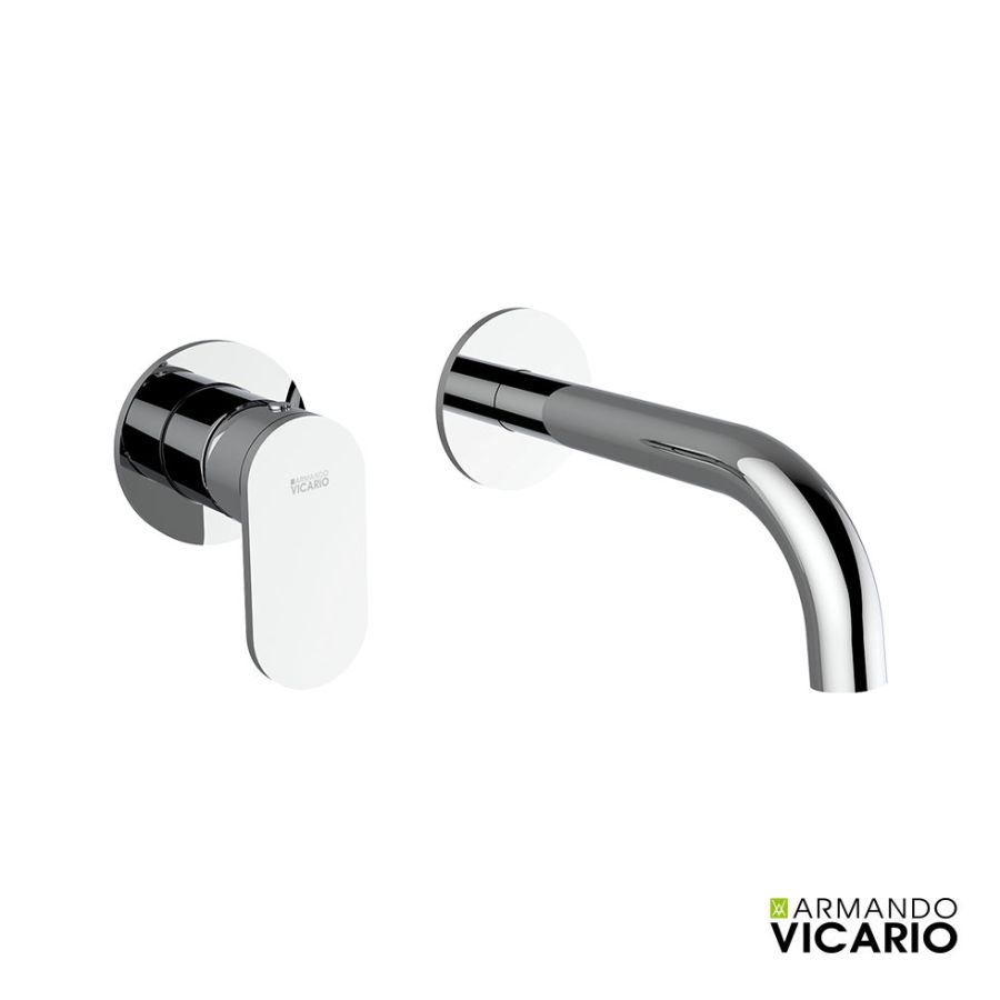 Μπαταρία Νιπτήρα Τοίχου Slim Vicario Chrome 500045-100