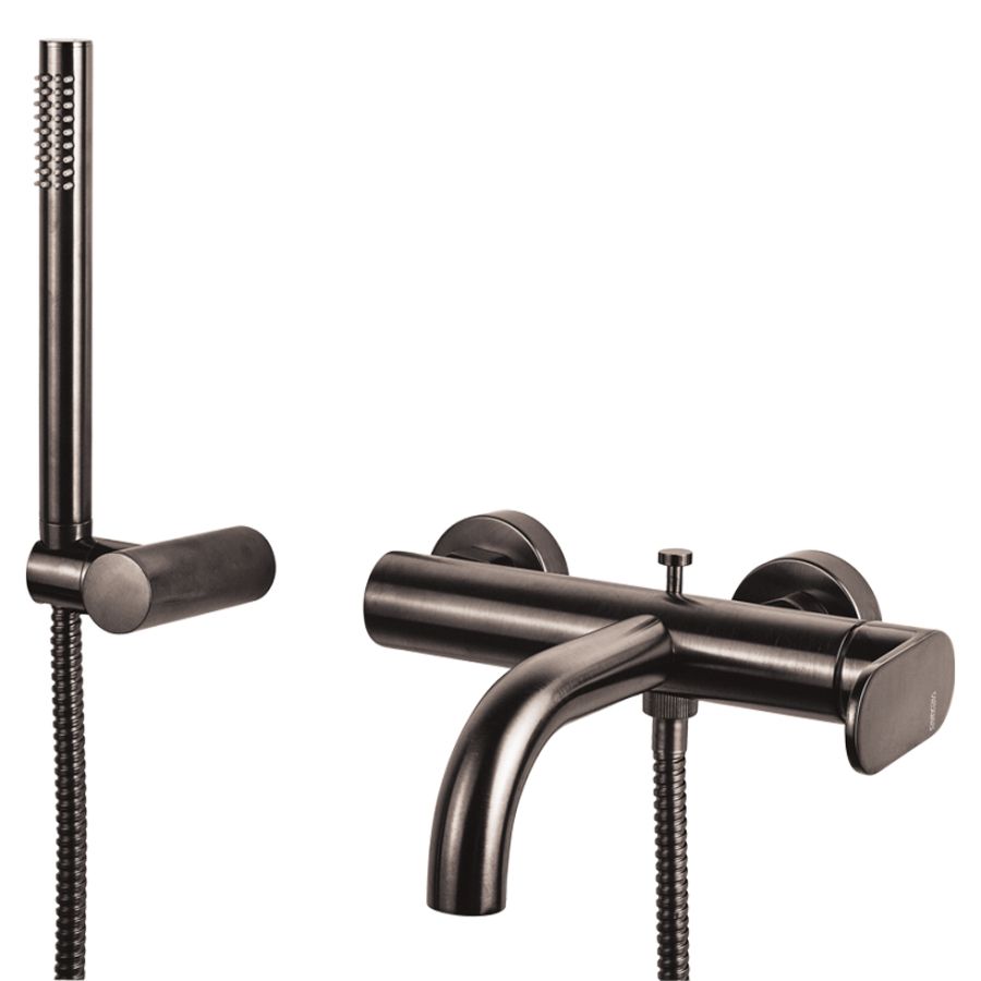 Μπαταρία Λουτρού Slim Vicario Black Brushed 500100-410