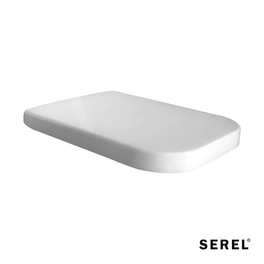 Κάλυμμα Λεκάνης STAR, DIAGONAL, RITA Soft Close Serel White ZT00C-300