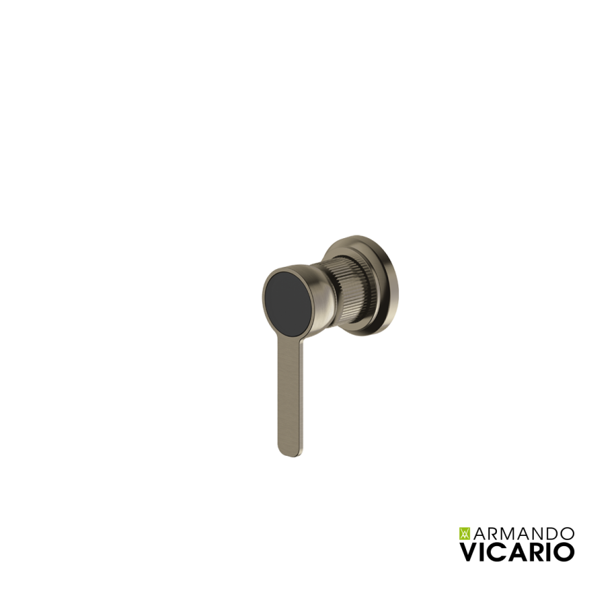 Μίκτης Εντοιχισμού 1 Εξόδου Lumiere Vicario Black Brushed 516050-410