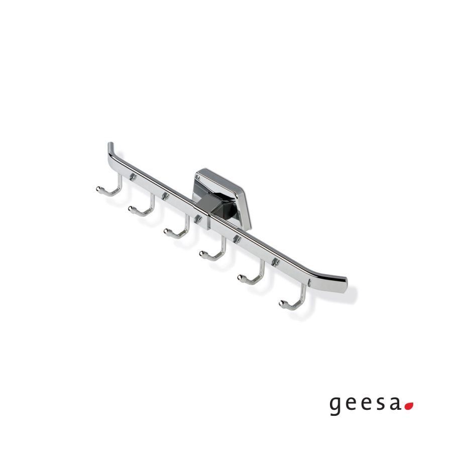 Κρεμάστρα 6 Αγκίστρων Geesa Chrome 5190
