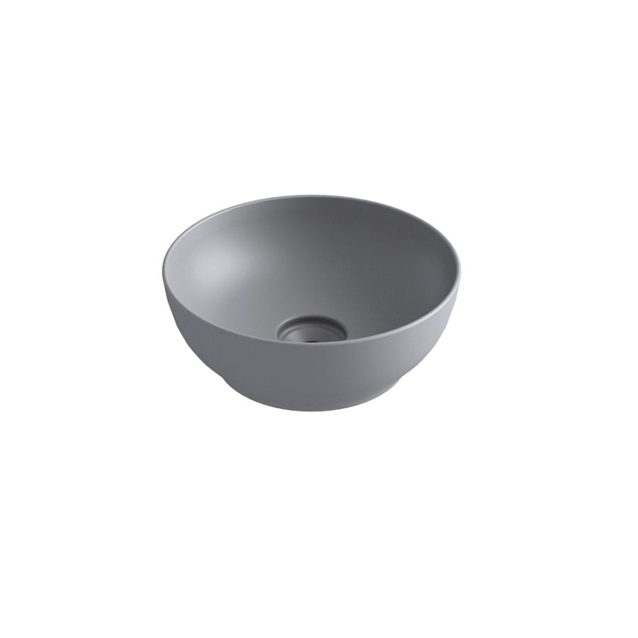 Olympia Trend Round 02 Gray matt - Νιπτήρας Επικαθήμενος χωρίς βαλβίδα 60121
