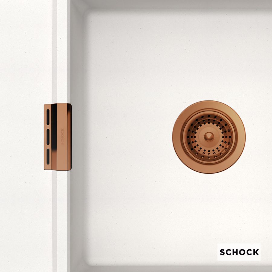 Βαλβιδα με Υπερχείλιση για Νεροχύτη Γραντίτη 15100, 15180, Copper  629384-222