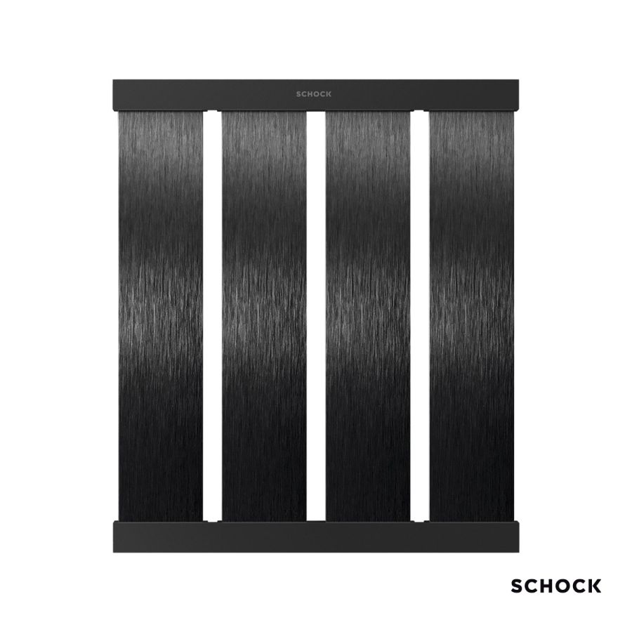 ΣΧΑΡΑ ΑΠΟΣΤΡΑΓΓΙΣΗΣ 33,6 x 39,2 x 1,2 SCHOCK GUNMETAL 629726-411