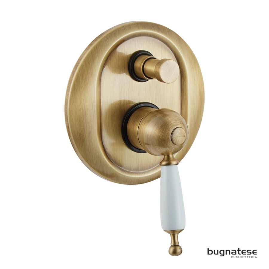 Μίκτης Εντοιχισμού 2 Εξόδων Oxford Bronze 6372-220