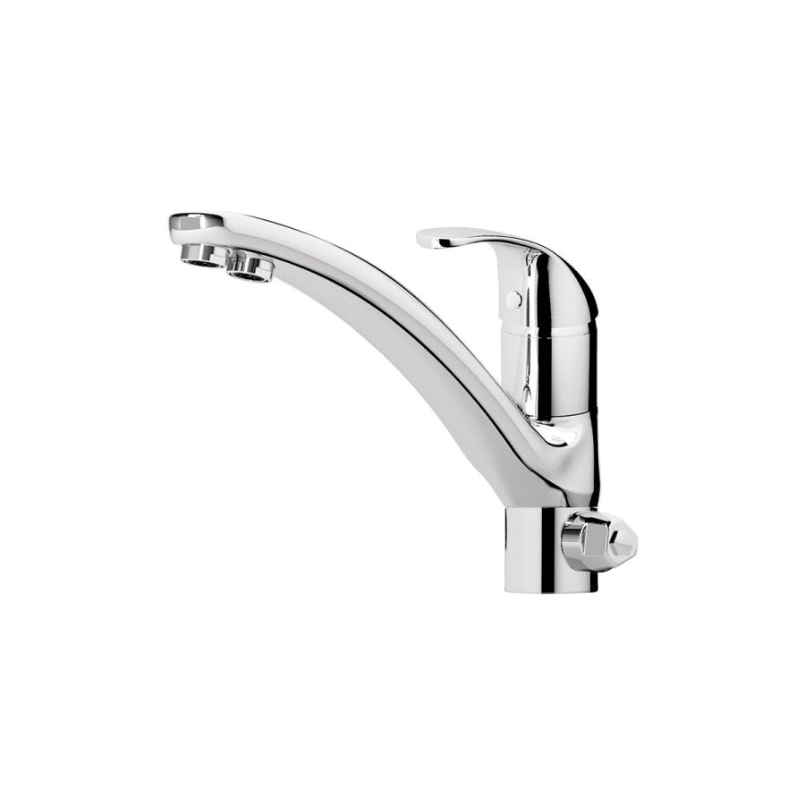 Μπαταρία Νεροχύτη Κουζίνας Filter-tap Eurorama Chrome  700334-100